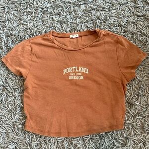 Garage Cropped Baby Tee